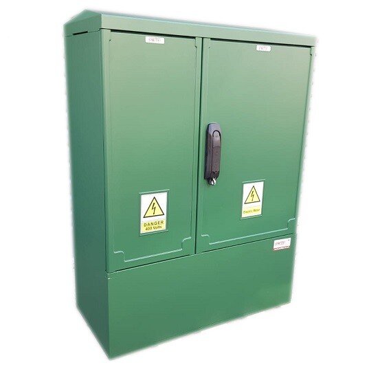 GRP Electrical Enclosure Cabinet Housing Meter Box 500Hx400Wx200D mm IP66