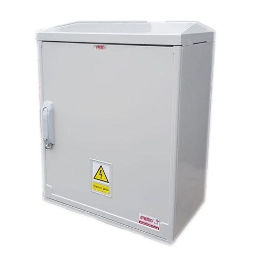 Electric Meter Box 530x600x320mm Surface Mounted Right Front View
