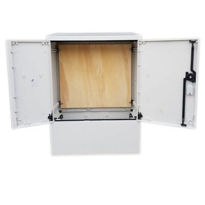 660x910x320 GRP Kiosk cabinet 3 phase meter box