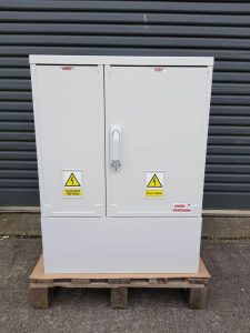 GRP Electric Meter Box W660 x H910 x D320 mm Front View