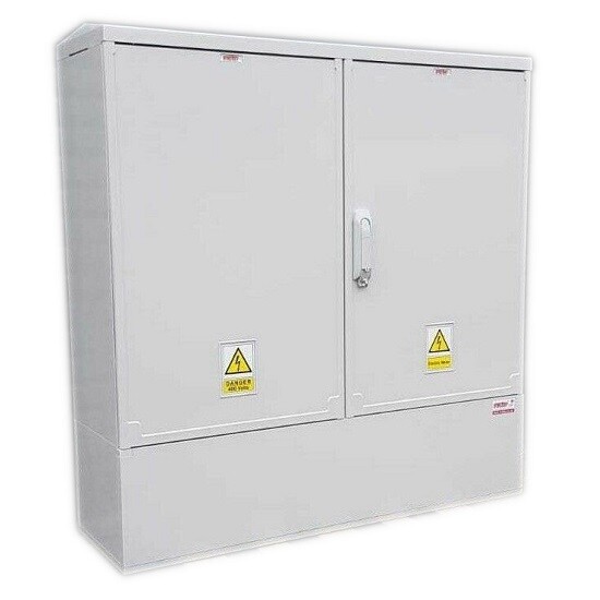 1060x1064x320 GRP Kiosk cabinet 3 phase meter box