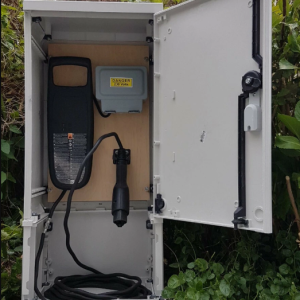 EV Charger Electric Vehicle & Car Wall Box Charging – Cover W400xH910xD320 L.Grey
