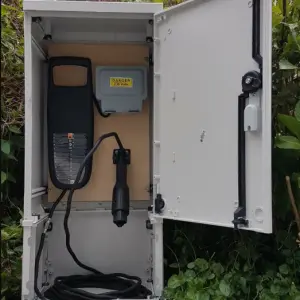 EV Charger Electric Vehicle & Car Wall Box Charging – Cover W400xH910xD320 L.Grey