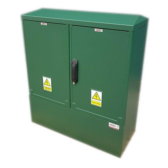 800x910x320 GRP Kiosk cabinet 3 phase meter box