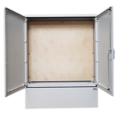 1130x1490x320 GRP Kiosk cabinet 3 phase meter box
