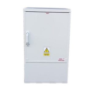 GRP Cabinet Electric Meter Box L.Grey 530x910x320 mm Free Standing/Surface Mounted