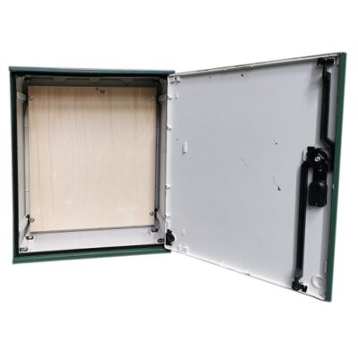 530x600x245 GRP Kiosk cabinet 3 phase meter box