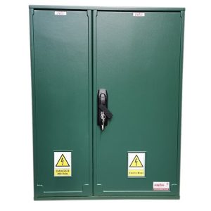 GRP Electric Enclosure, Kiosk, Cabinet, Meter Box, Housing, Green (W660, H800, D245)mm