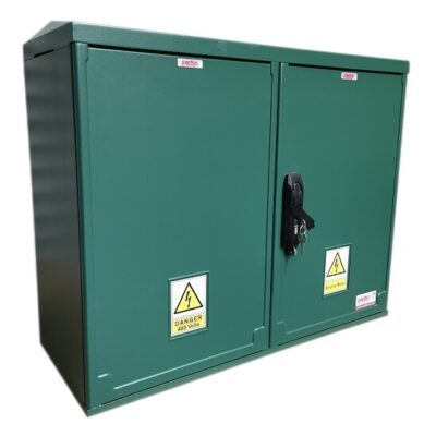 800x600x320 GRP Kiosk cabinet 3 phase meter box