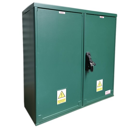800x800x320 GRP Kiosk cabinet 3 phase meter box