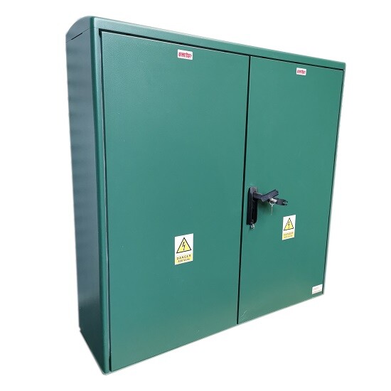 1130x1150x320 GRP Kiosk cabinet 3 phase meter box
