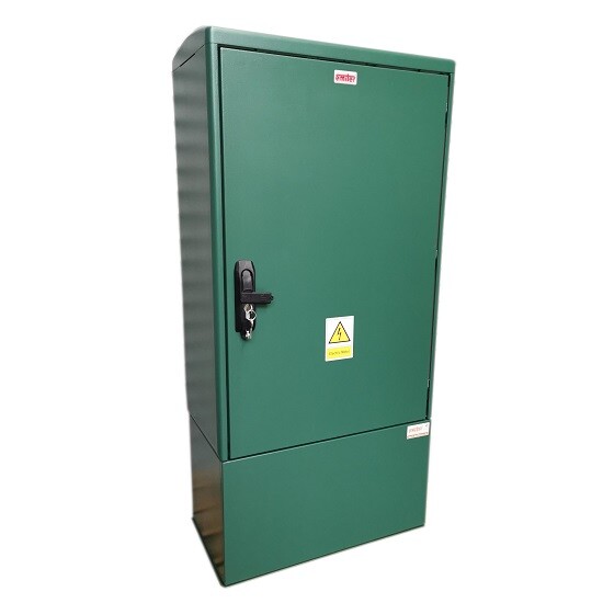 605x1250x320 GRP Kiosk cabinet 3 phase meter box