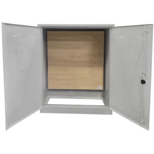 GRP Cabinet, New Electricity Connection Light Grey GRP Electric Meter Box W1110 x H1520 x D500 mm